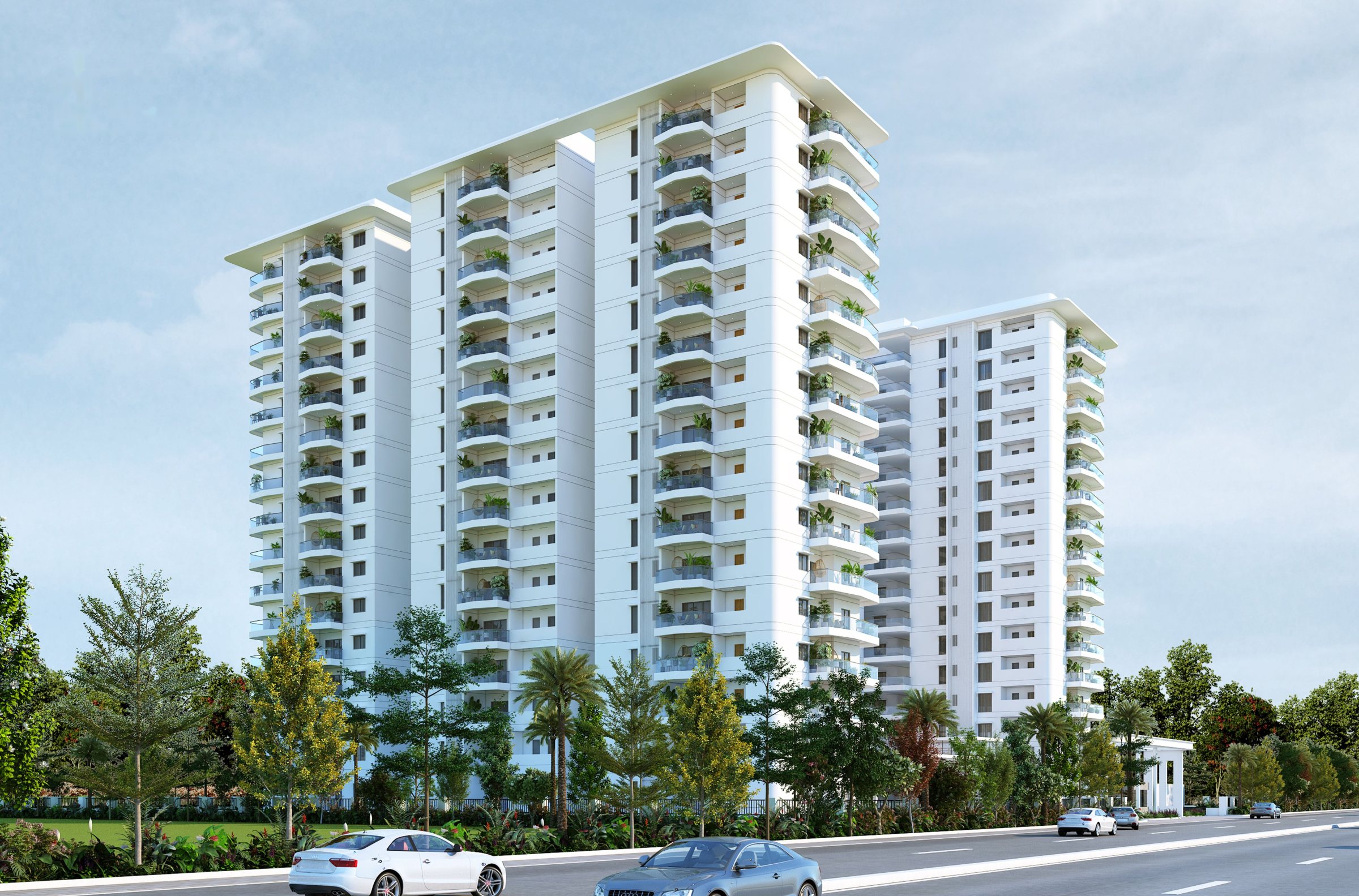 Lumbini Elysee G+15 residential tower